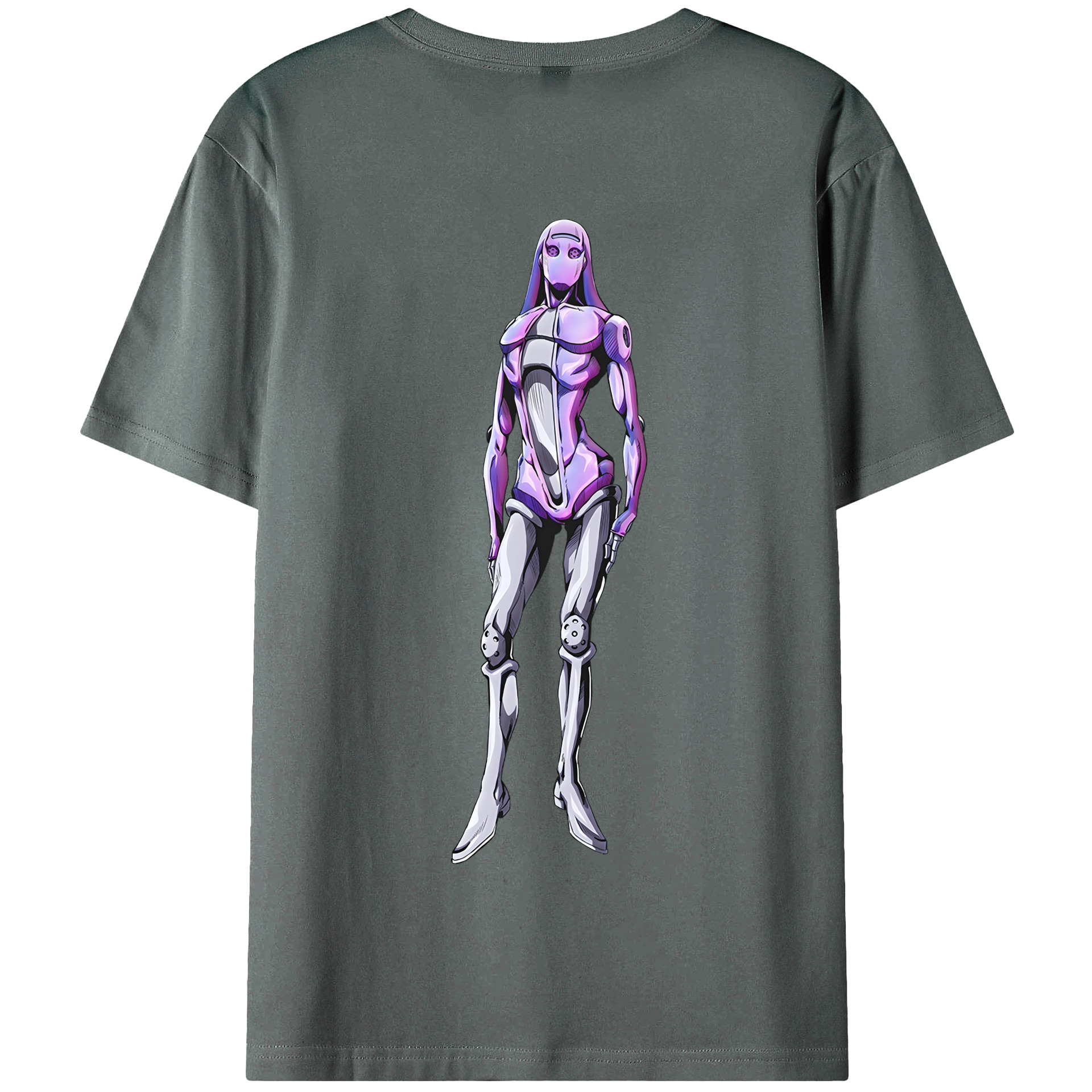 （画像用） ジョジョの奇妙な冒険 JoJo's Bizarre Adventure 綿100％半袖Tシャツ（背面プリント）